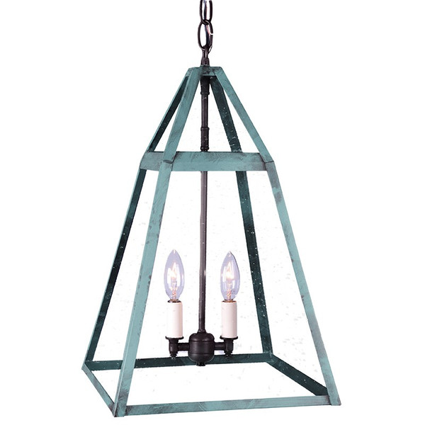 Northeast Lantern - 9722-VG-LT2-CSG - Two Light Hanging Lantern - Foyer - Verdi Gris