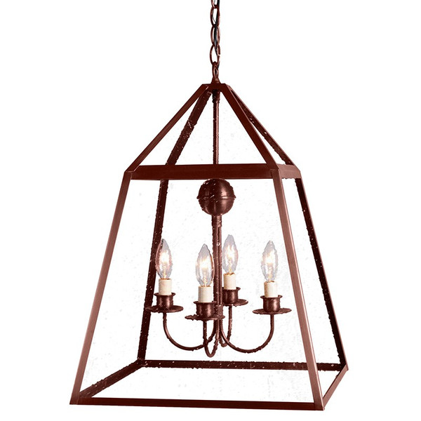 Northeast Lantern - 9732-AC-LT904-SMG - Four Light Hanging Lantern - Foyer - Antique Copper
