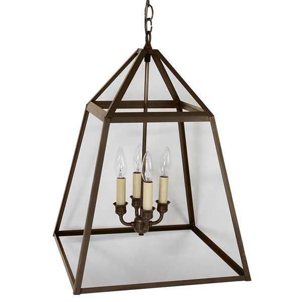 Northeast Lantern - 9732-DAB-LT4-CLR - Four Light Hanging Lantern - Foyer - Dark Antique Brass