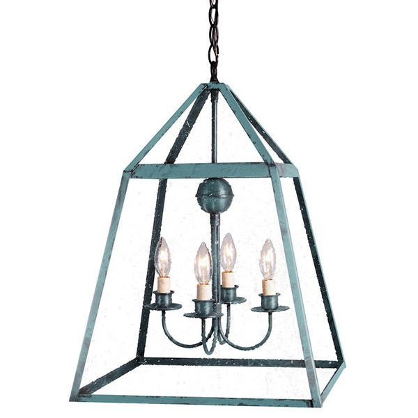 Northeast Lantern - 9732-VG-LT904-SMG - Four Light Hanging Lantern - Foyer - Verdi Gris