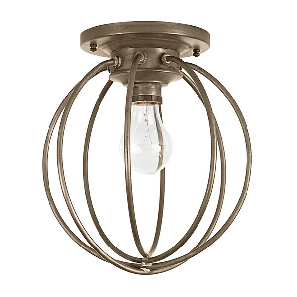 Northeast Lantern - CH901-DAB-MED - One Light Flush Mount - Orb - Dark Antique Brass