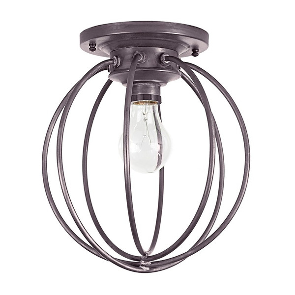 Northeast Lantern - CH901-DB-MED - One Light Flush Mount - Orb - Dark Brass