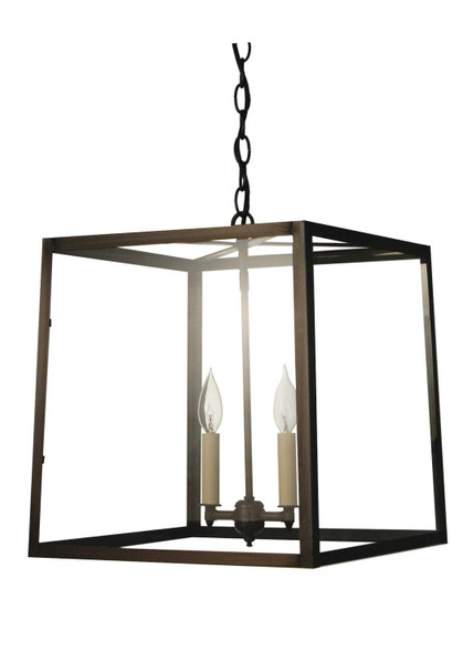 Northeast Lantern - ST1415-DB-LT2-CLR - Two Light Hanging Lantern - Foyer - Dark Brass