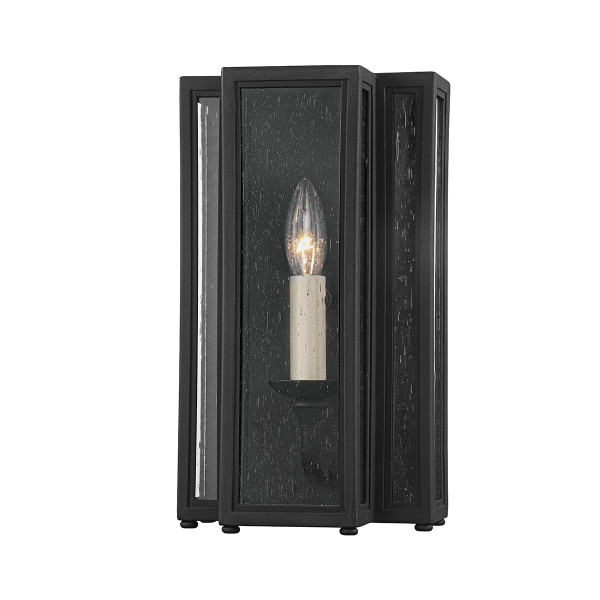 Troy Lighting - B3601-TBK - One Light Outdoor Wall Sconce - Leor - Textured Black