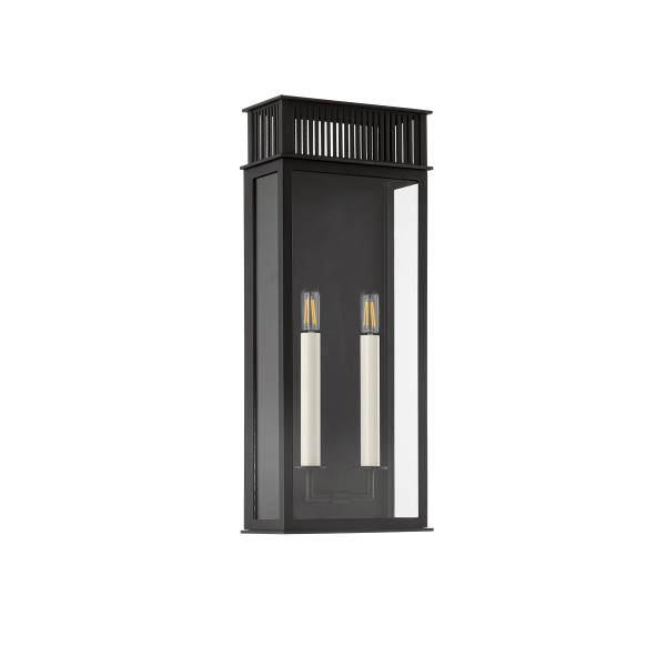 Troy Lighting - B6022-TBK - Two Light Outdoor Wall Sconce - Gridley - Texture Black