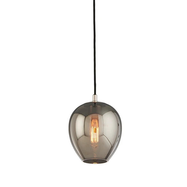 Troy Lighting - F4293-TBK/PN - One Light Pendant - Odyssey - Texture Black