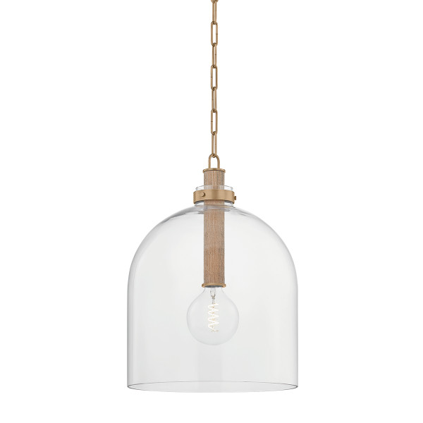 Troy Lighting - F4916-PBR - One Light Pendant - Kori - Patina Brass