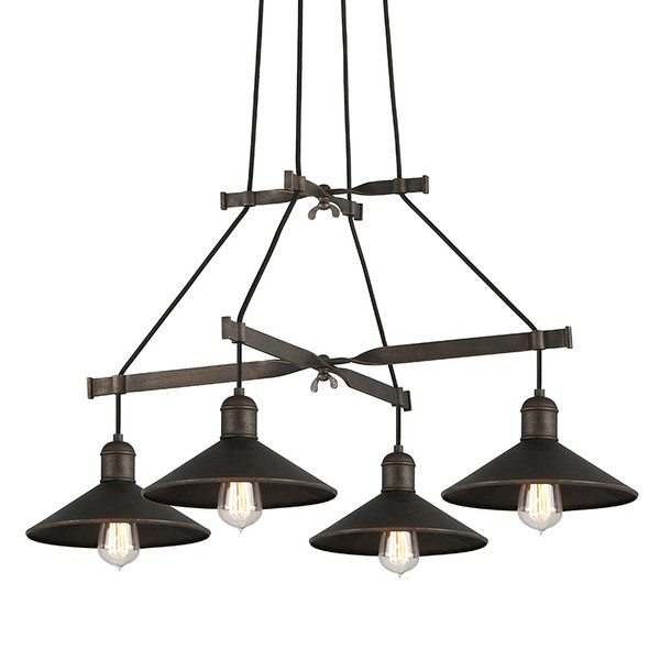 Troy Lighting - F5427-VBZ - Four Light Chandelier - Mccoy - Vintage Bronze