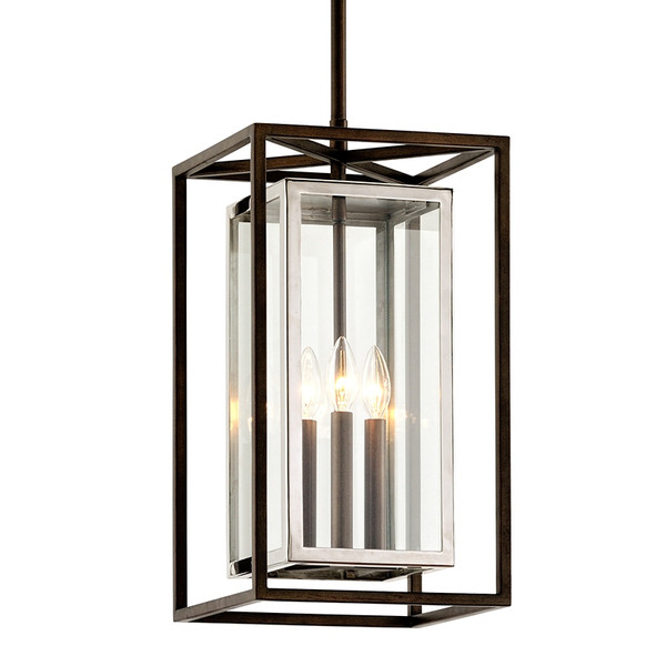 Troy Lighting - F6517-BRZ/SS - Three Light Hanger - Morgan - Bronze