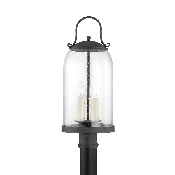Troy Lighting - P5187-FRN - Three Light Post Lantern - Napa County - French Iron