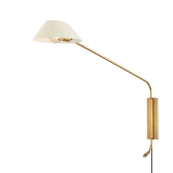 Troy Lighting - PTL8128-PBR/SSD - One Light Wall Sconce - Sacramento - Patina Brass