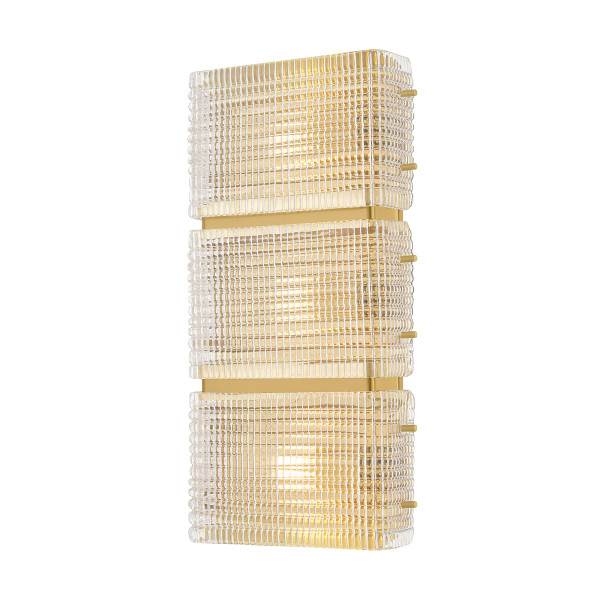 Corbett Lighting - 547-03-VB - Three Light Wall Sconce - Mav - Vintage Brass