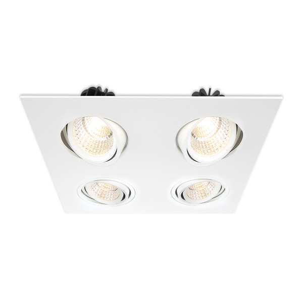 Eurofase - 30237-02 - MULTDOWNLIGHT4LT12WSQWHT - RECESSED MULTIPLE - White