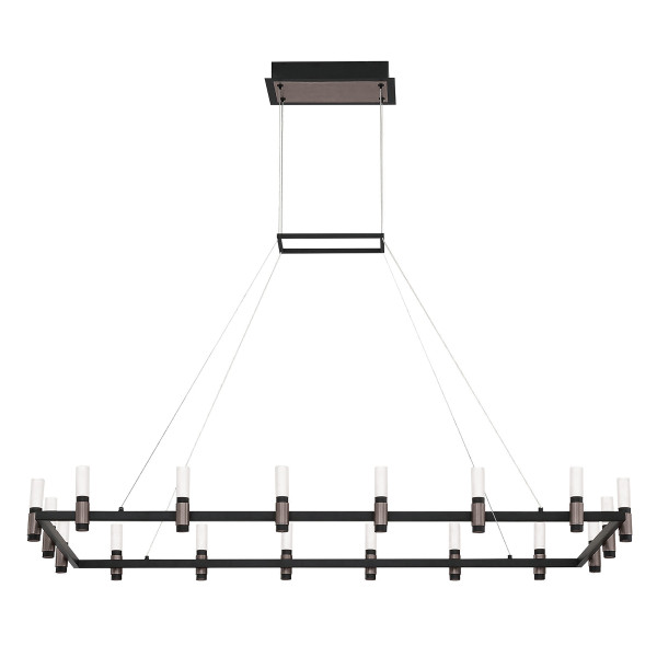 Eurofase - 37048-013 - LED Chandelier - Altamont - Satin Nickel-Black Mix