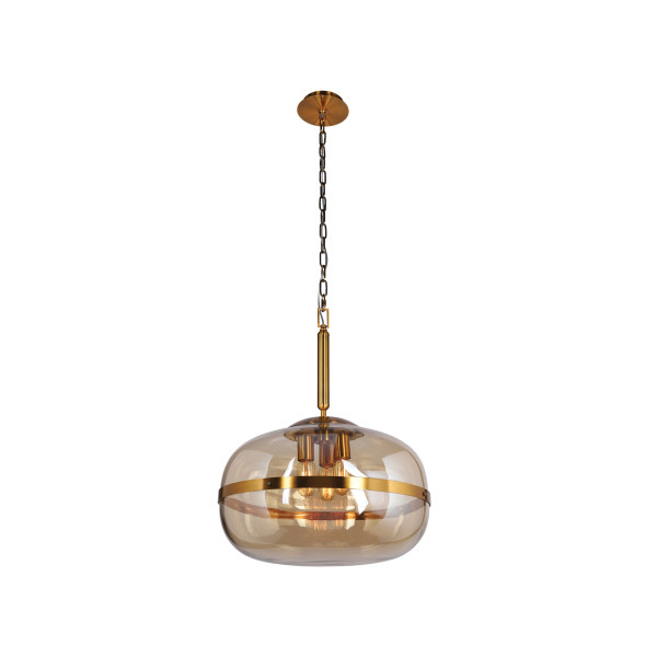 Eurofase - 37198-015 - Three Light Pendant - Nottingham - Antique Brass