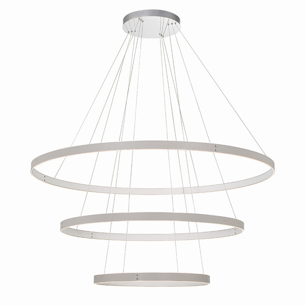 Eurofase - 43900-039 - VERDURA-CHD-3LT-60IN-GR-WH - VERDURA - Grey