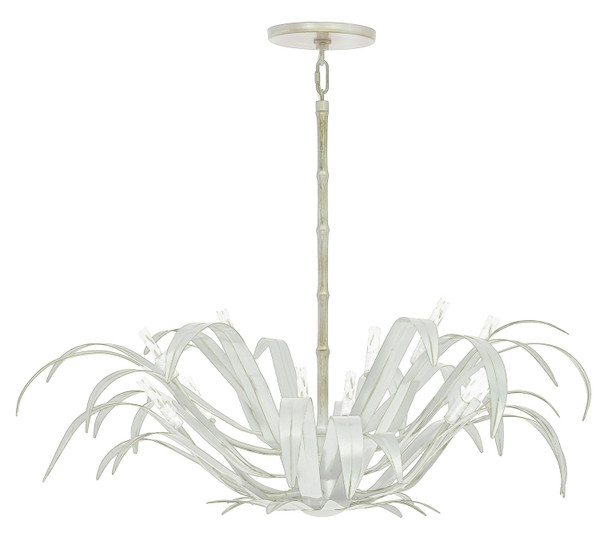 Eurofase - 46432-025 - 12 Light Chandelier - Kagra - Distressed White