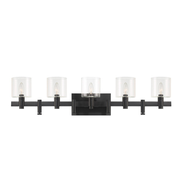 Eurofase - 46813-015 - DECATO-VAN-5LT-BK-CL - DECATO - Black