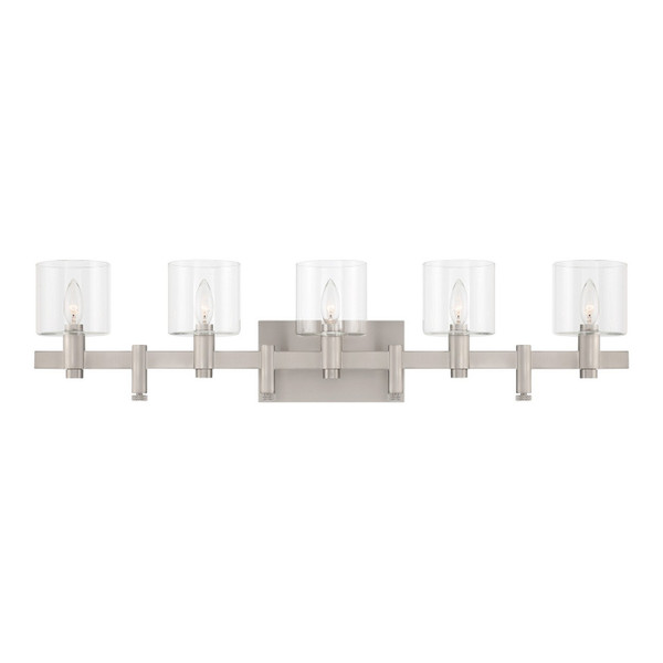 Eurofase - 46813-022 - Five Light Vanity - Decato - Satin Nickel