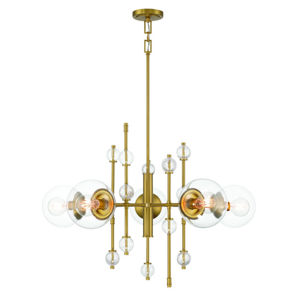 Eurofase - 47221-017 - TRAITON-CHD-5LT-36IN-GD-CL - TRAITON - Gold