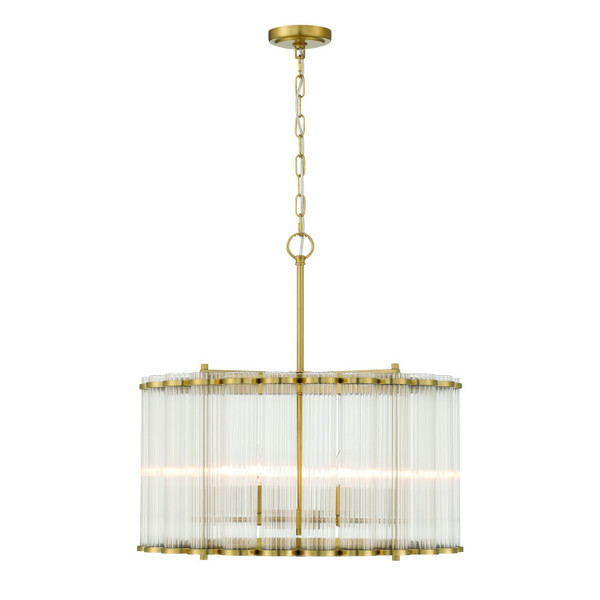 Eurofase - 47239-012 - Six Light Chandelier - Glasbury - Gold