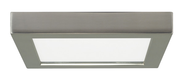 Satco - S9333 - Flush Mount LED Fixture - Brushed Nickel