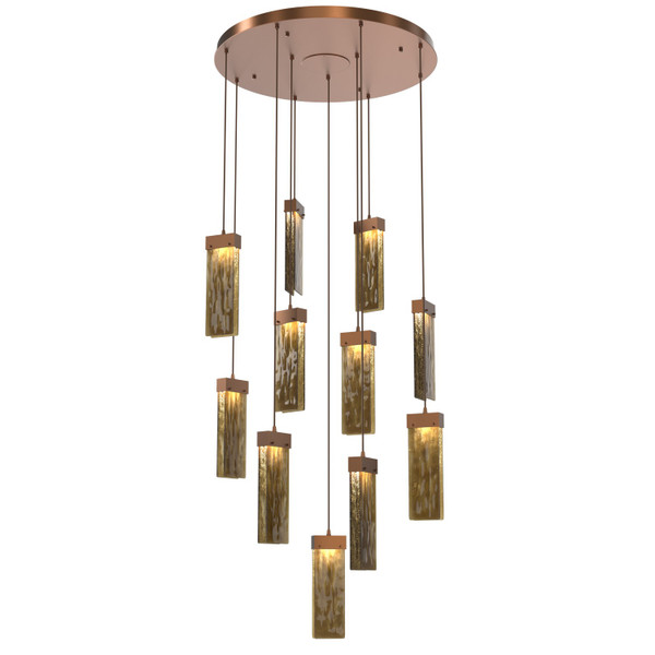 manufacturer_finish:Burnished Bronze|manufacturer_glass:Parallel Bronze Granite Blown Glass|color_temperature:2700K|cri:Unspecified|voltage:Unspecified