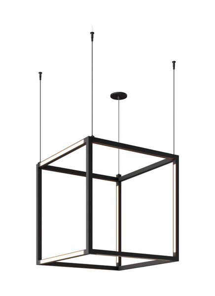 Visual Comfort Architectural - 700BRXCL93024BR - Brox Cube 24 Pendant - Brox - Nightshade Black
