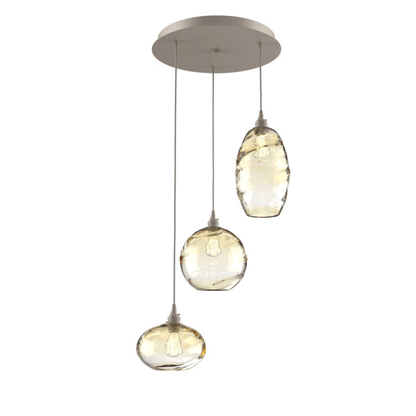 Hammerton Studio - CHB0048-03-BS-OA-C01-E2 - Pendant - Misto - Beige Silver