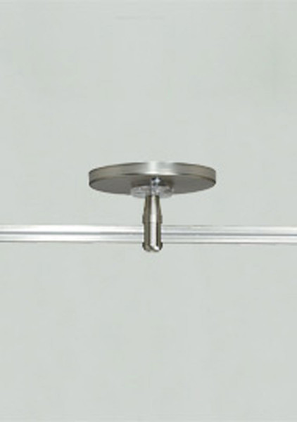 Visual Comfort Architectural - 700MOP4C02S - Monorail 4 Round Power Feed Canopy Single-Feed - Satin Nickel