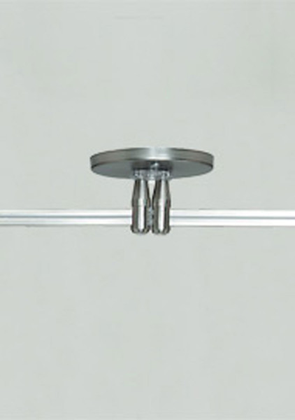 Visual Comfort Architectural - 700MOP4C402Z - Monorail 4 Round Power Feed Canopy Dual-Feed - Antique Bronze