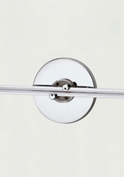Visual Comfort Architectural - 700WMOP4RS - Wall Monorail 4 Round Power Feed Canopy Single-Feed - Satin Nickel