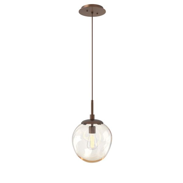 Hammerton Studio - LAB0062-01-BB-A-C01-E2 - One Light Pendant - Aster - Burnished Bronze