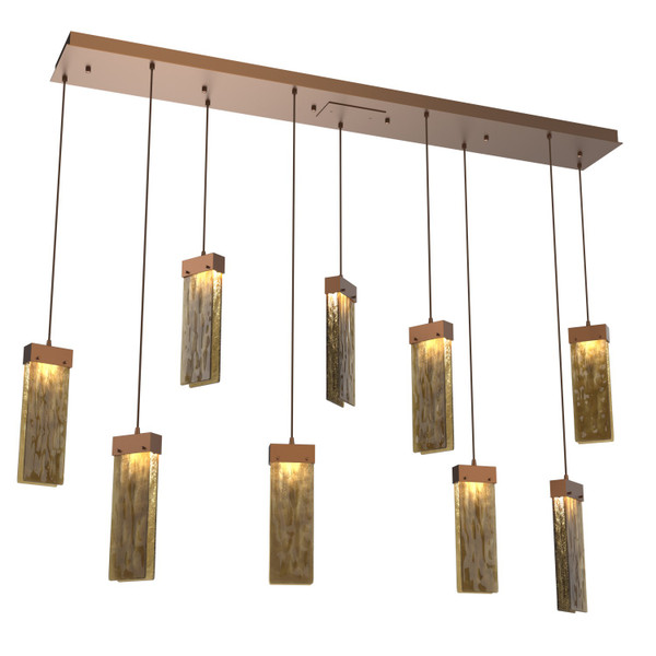 manufacturer_finish:Burnished Bronze|manufacturer_glass:Parallel Bronze Granite Blown Glass|light_output:Unspecified|color_temperature:2700K|cri:Unspecified|voltage:Unspecified