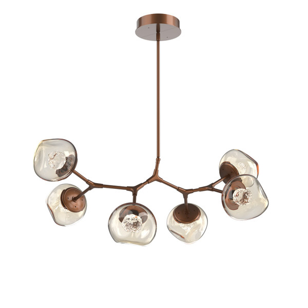 manufacturer_finish:Burnished Bronze|manufacturer_glass:Floret Crystal Inner - Amber Outer|color_temperature:2700K