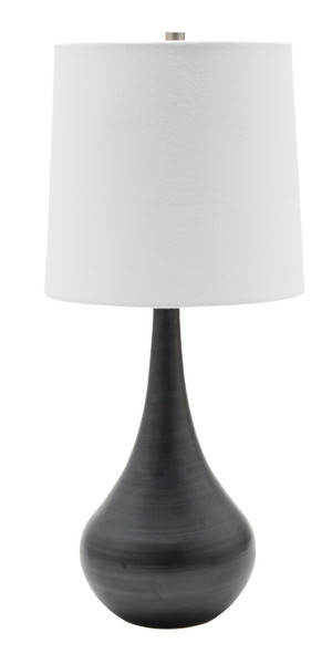 House of Troy - GS180-BM - One Light Table Lamp - Scatchard - Black Matte