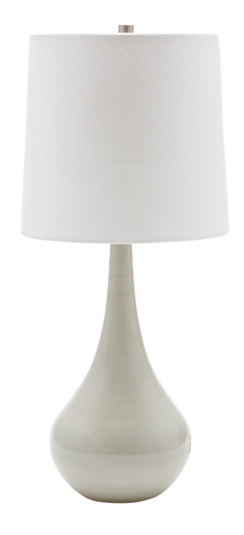 House of Troy - GS180-GG - One Light Table Lamp - Scatchard - Gray Gloss