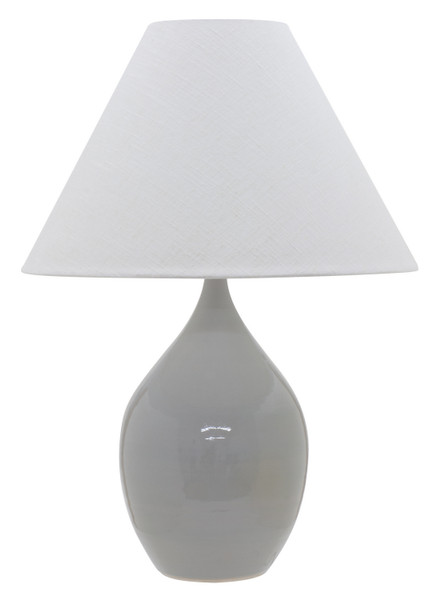 House of Troy - GS400-GG - One Light Table Lamp - Scatchard - Gray Gloss