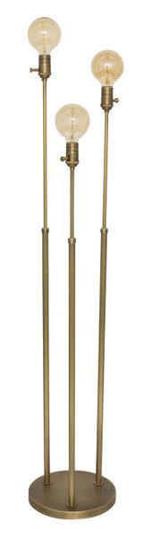 House of Troy - IR703-AB - Three Light Floor Lamp - Ira - Antique Brass