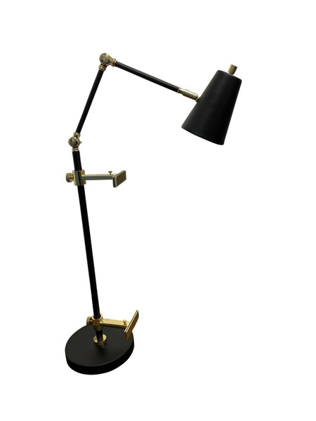 House of Troy - RN351-BLKPB - LED Task Lamp - River North - Black/Polished Brass