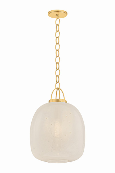 Hudson Valley - 2016-AGB - One Light Pendant - Enosburg - Aged Brass