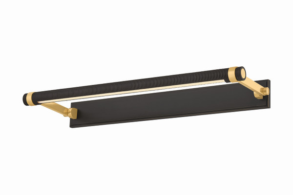 Hudson Valley - 7324-AGB/DB - LED Picture Light - Duell - Aged Brass