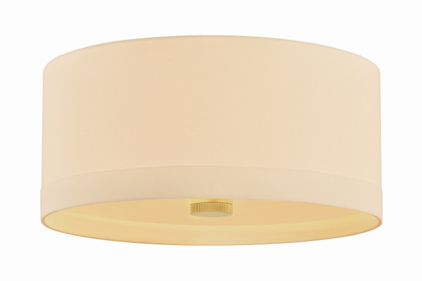 Hudson Valley - 8922-AGB - Four Light Flush Mount - Ashland - Aged Brass