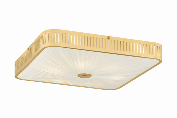 Hudson Valley - AH4706-AGB - Six Light Semi Flush Mount - Henri - Aged Brass