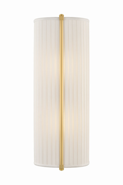 Hudson Valley - AH6317-AGB - Two Light Wall Sconce - Cornell - Aged Brass