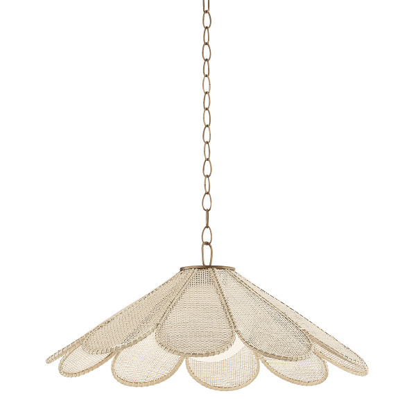Troy Lighting - F3336-PBR - One Light Pendant - Petal - Patina Brass