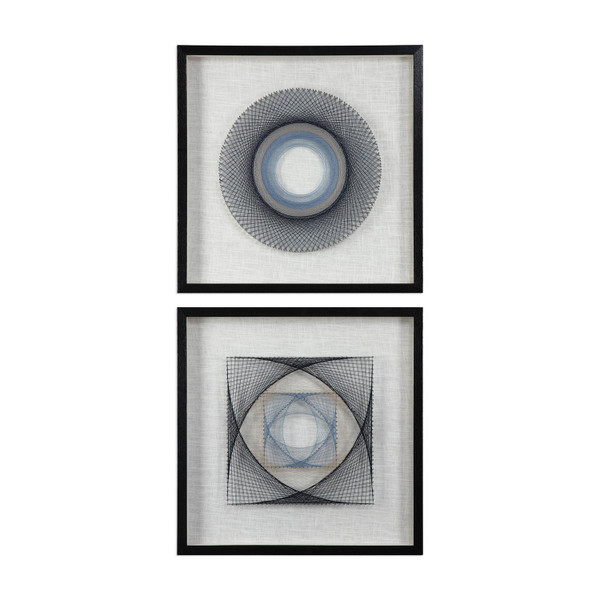 Uttermost - 04111 - Wall Art - String Duet - Black Pine