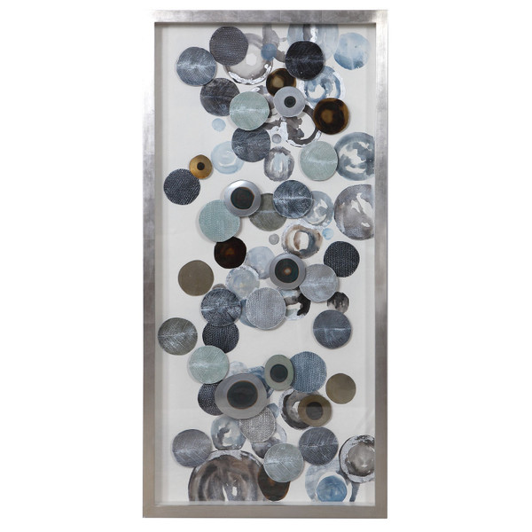 Uttermost - 04205 - Shadow Box - Kella - Silver Brown Blue And Green