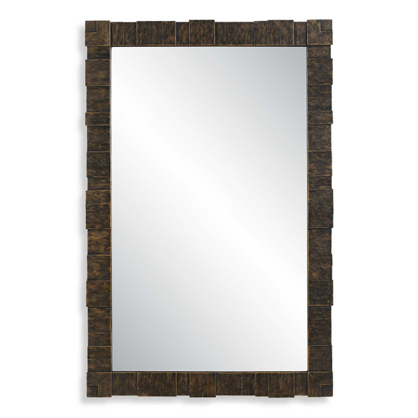 Uttermost - 08236 - Mirror - Bustelo - Distressed Dark Bronze