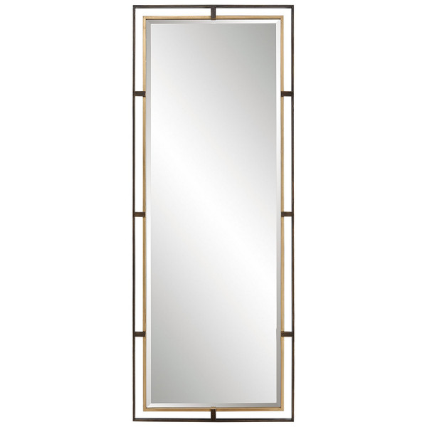 Uttermost - 09776 - Mirror - Carrizo - Rustic Bronze